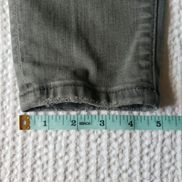 Banana Republic Women's Size 29 Jeans Premium Distressed Skinny Fit Gray - Picture 12 of 13
